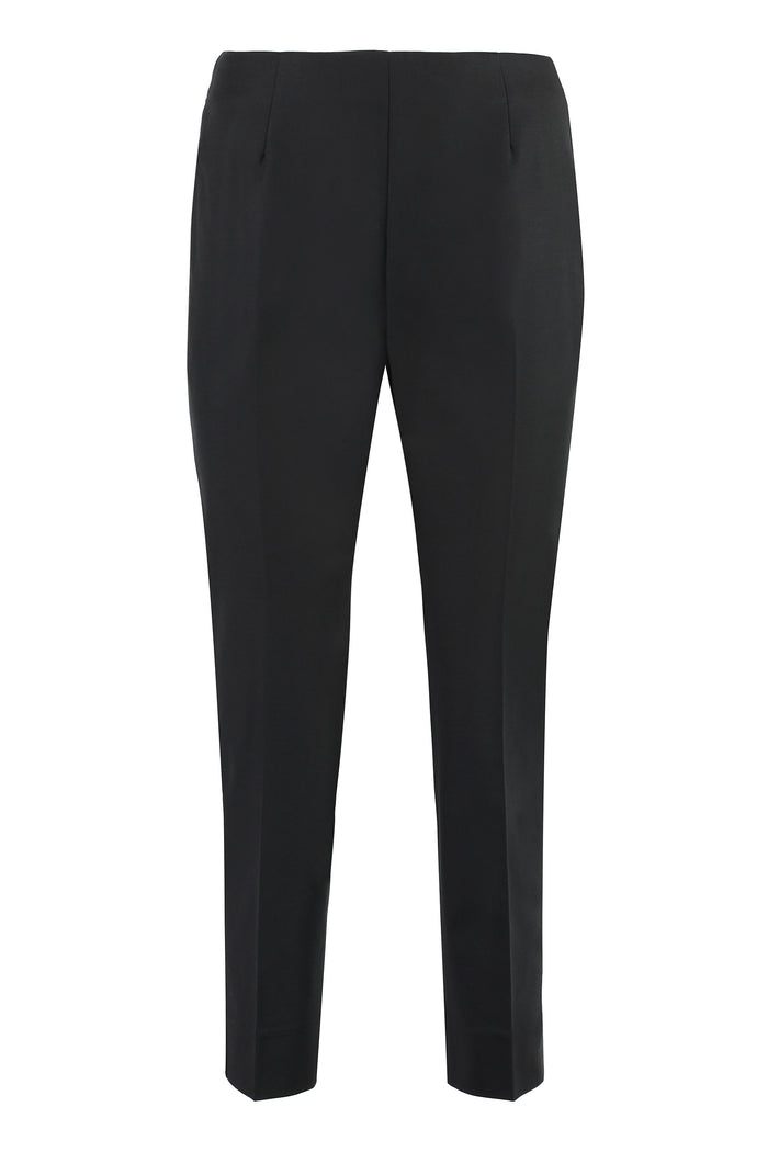 Peserico Compact Canvas Cotton Viscose Stretch Trousers