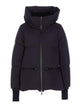 Herno Black Short Down Jacket With Zip Closure