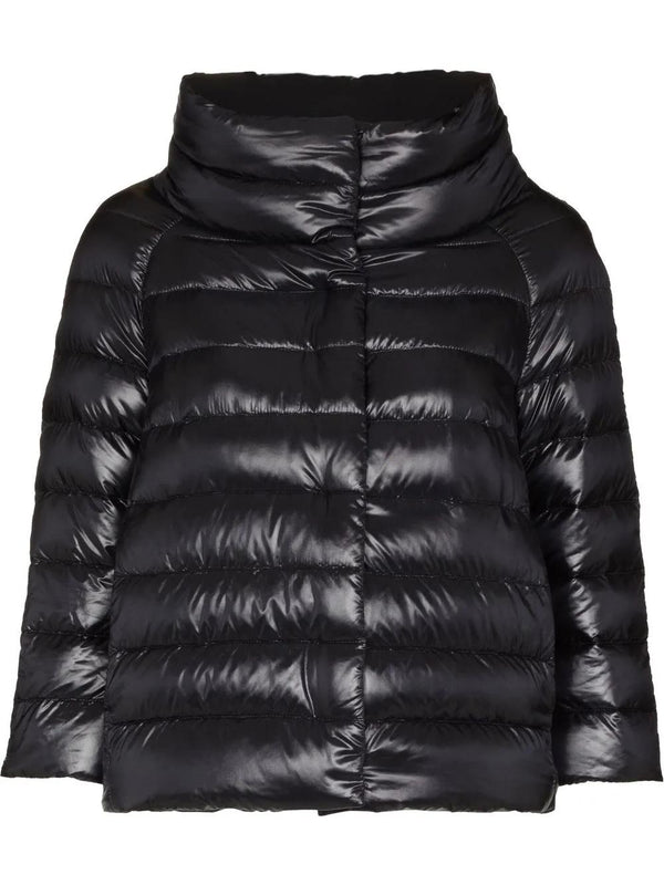Herno Black Nylon Down Jacket