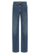Elisabetta Franchi Logo Embroidery Jeans