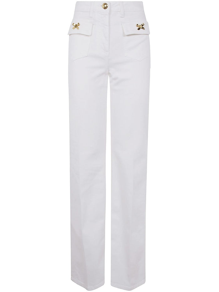 Elisabetta Franchi Wide Leg Denim