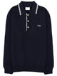 Drôle De Monsieur Blue Cotton Polo Shirt