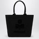 Isabel Marant Small Yenky Tote Bag In Black Canvas