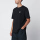 Maison Kitsuné Black Straight Hem Cotton T-Shirt
