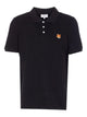 Maison Kitsuné Maison Kitsuné Embroidered Short-Sleeve Polo Shirt