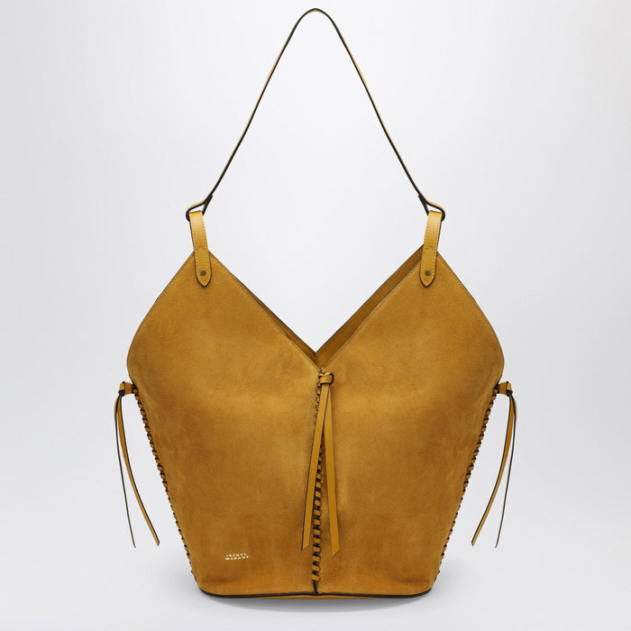 Isabel Marant Tampa Bag In Saffron Suede Leather