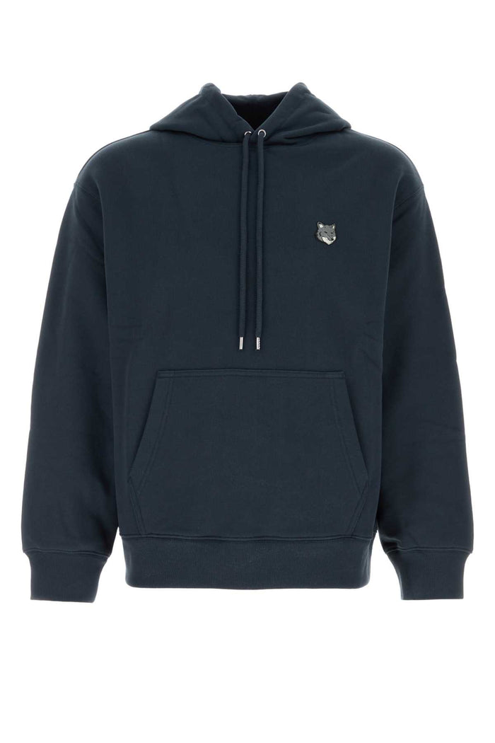 Maison Kitsuné Dark Blue Cotton Sweatshirt