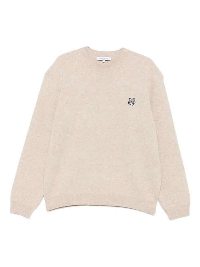 Maison Kitsuné Fox Head Milano Lambswool Jumper