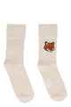 Maison Kitsuné Cotton Blend Socks With Embroidery