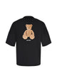 Palm Angels Black Brown Cotton T-Shirt
