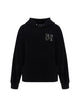 Palm Angels Embroidered Cotton Hoodie