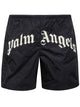 Palm Angels Curved Logo Swimshort