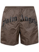 Palm Angels Curved Logo Swimshort
