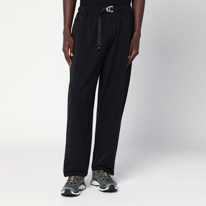 Purple Mountain Observatory  Terrain Black Trousers In Cotton-Nylon Blend