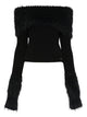 Jean Paul Gaultier Black Viscose-Blend Sweater