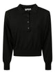 The Frankie Shop Croydon Wool Blend Polo Shirt