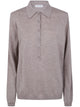 The Frankie Shop "Tala" Knit V Neck Polo