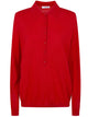 The Frankie Shop "Tala" Knit V-Neck Polo