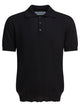 Altum Black Cotton Polo Shirt