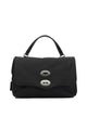 Zanellato Black Nylon Polyurethane Handbag