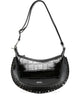 Isabel Marant Oskan Studded Croc-Embossed Shoulder Bag