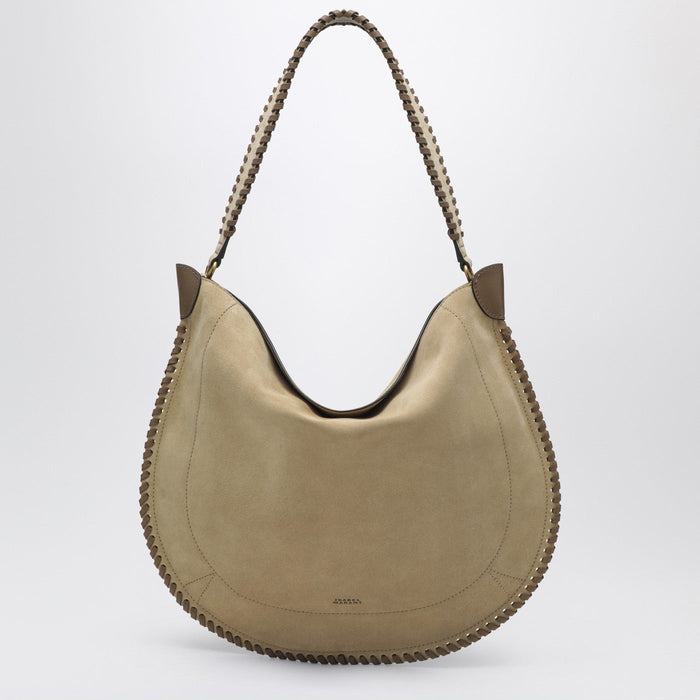 Isabel Marant Oskan Hobo Soft Bag In Sand-Colored Suede