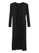 Pleats Please By Issey Miyake Long Cardigan