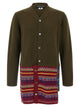 Comme Des Garçons Homme Plus Jacquard Insert Cardigan