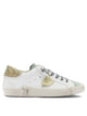 Philippe Model Paris White Leather Rubber Sneakers