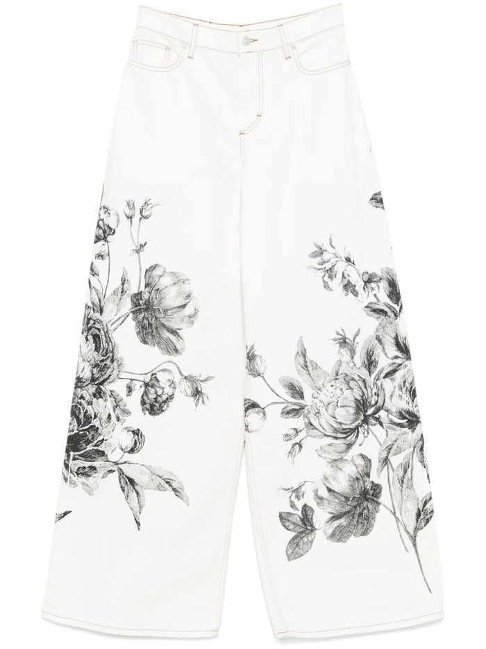 Erdem Jeans Flores Crudo