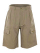 Family First Light Grey Cargo Shorts