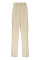 Herno Cargo Trousers In Wool And Viscose Blend
