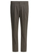 Herno Grey Virgin Wool Trousers