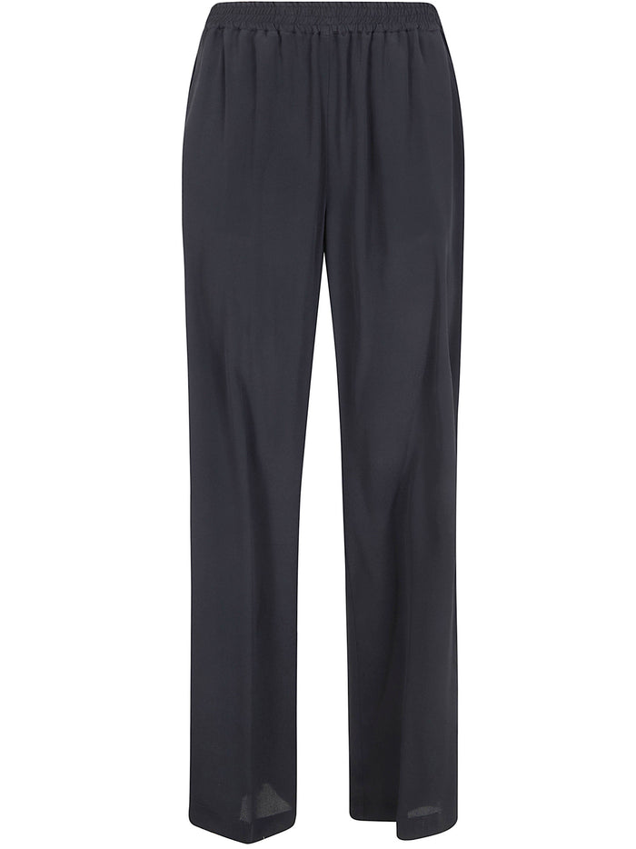 Seventy Crepe Mixed Silk Trousers