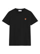 Maison Kitsuné Black Cotton T-Shirt