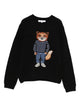 Maison Kitsuné Black Fox Pattern Crew Sweater
