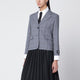 Maison Kitsuné Blue Checked Singlebreasted Blazer