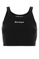 Palm Angels Black Piquet Top