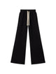 Palm Angels Black Beige Cotton Trousers