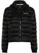 Palm Angels Hooded Full-Zip Down Jacket