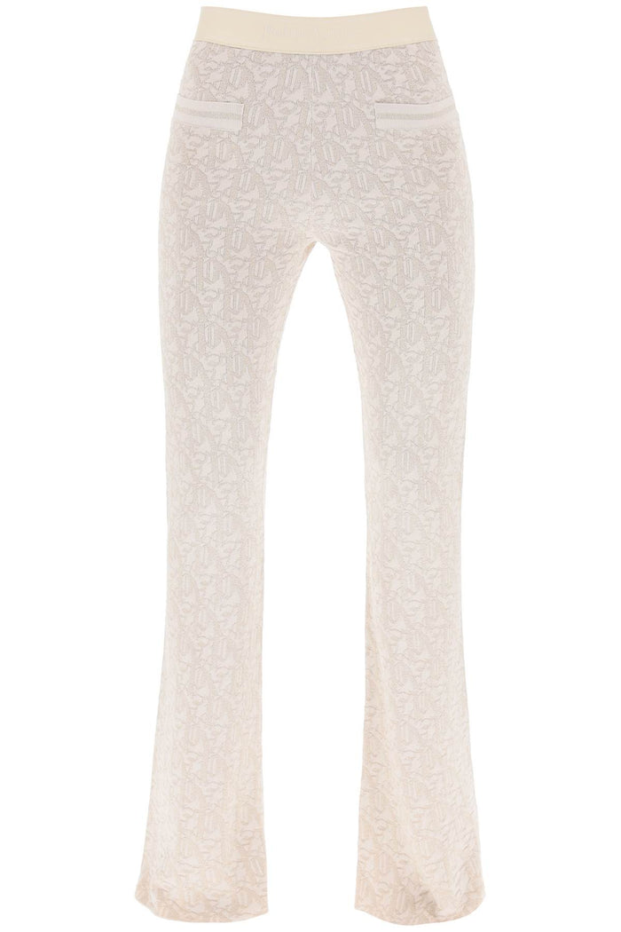 Palm Angels Monogram Jacquard Knit Trousers