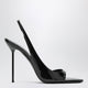 Paris Texas Black Patent Slingback Sandals