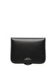 A.p.c. Black Cow Leather Porte-Monnaie Josh Wallet