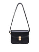 A.p.c. Leather Shoulder Bag With Frontal Logo