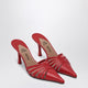 Paris Texas  Red Leather Mule Nadia