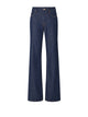 Jacob Cohen Jacob Cohen Wide Leg Jeans In Dark Blue Denim