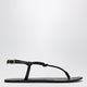 Manebi Black Leather Flipflops