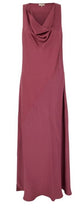Antonelli Firenze Burgundy Stretch Viscose Dress