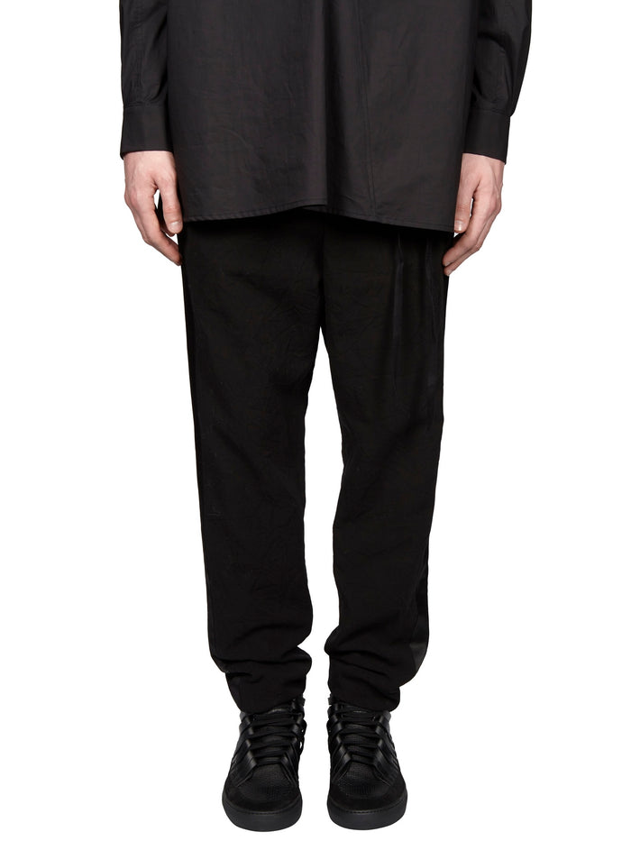 Damir Doma Cotton Trouser With Satin Revers