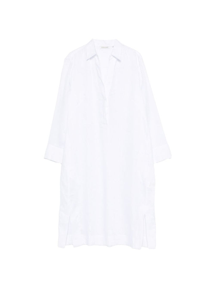 Archivio 67 Linen Chemisier Dress